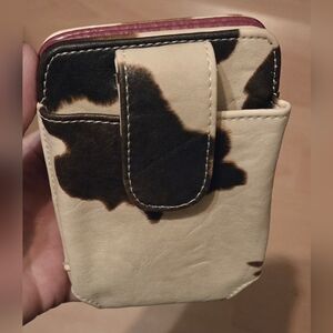 Country Road Cowhide Lookout Wallet Western-style Print